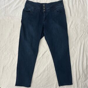 Classic High Rise Women's Jeans in Deep Blue